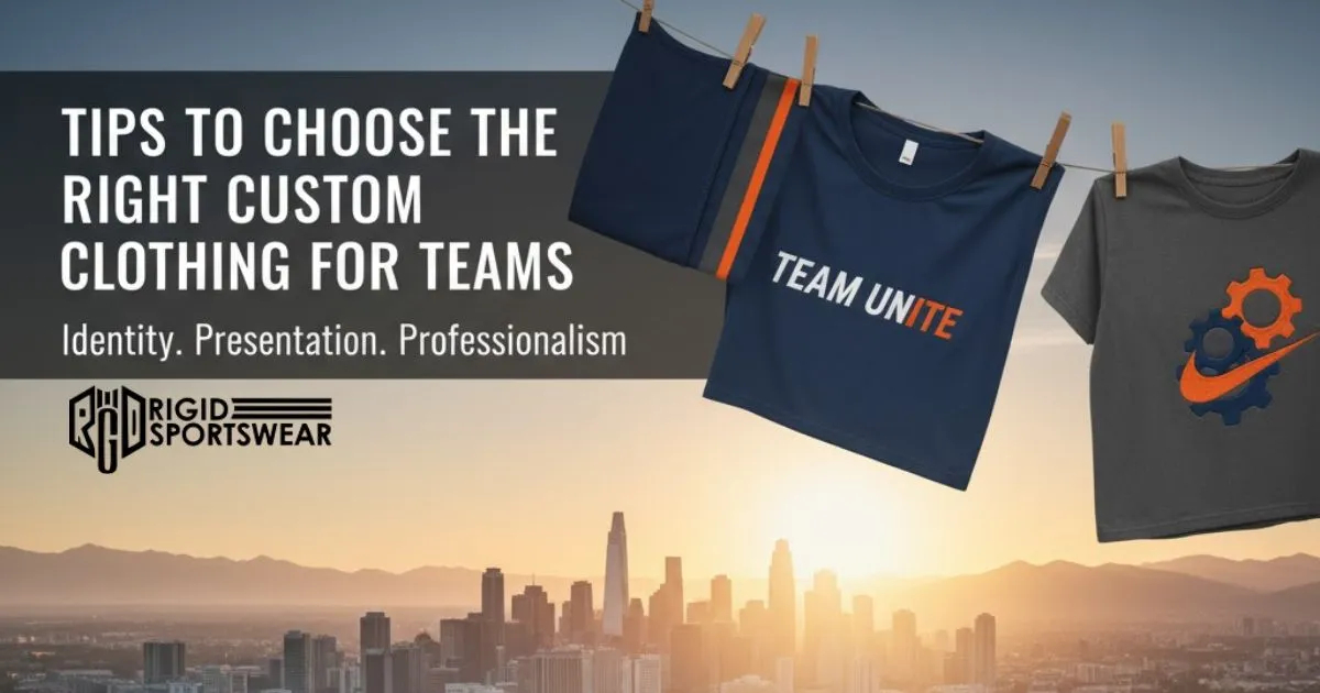 Tips to Choose the Right Custom Clothing for Teams