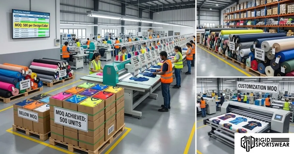MOQ (Minimum Order Quantity) Explained: How It Works in Sportswear Manufacturing