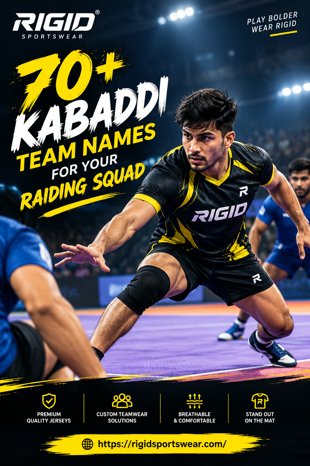 Kabaddi Raiding Squad Poster – Rigid Sportswear