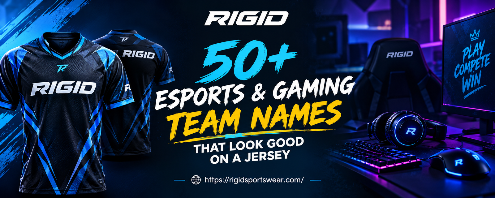 RIGID Esports Jersey Name Guide – Rigid Sportswear