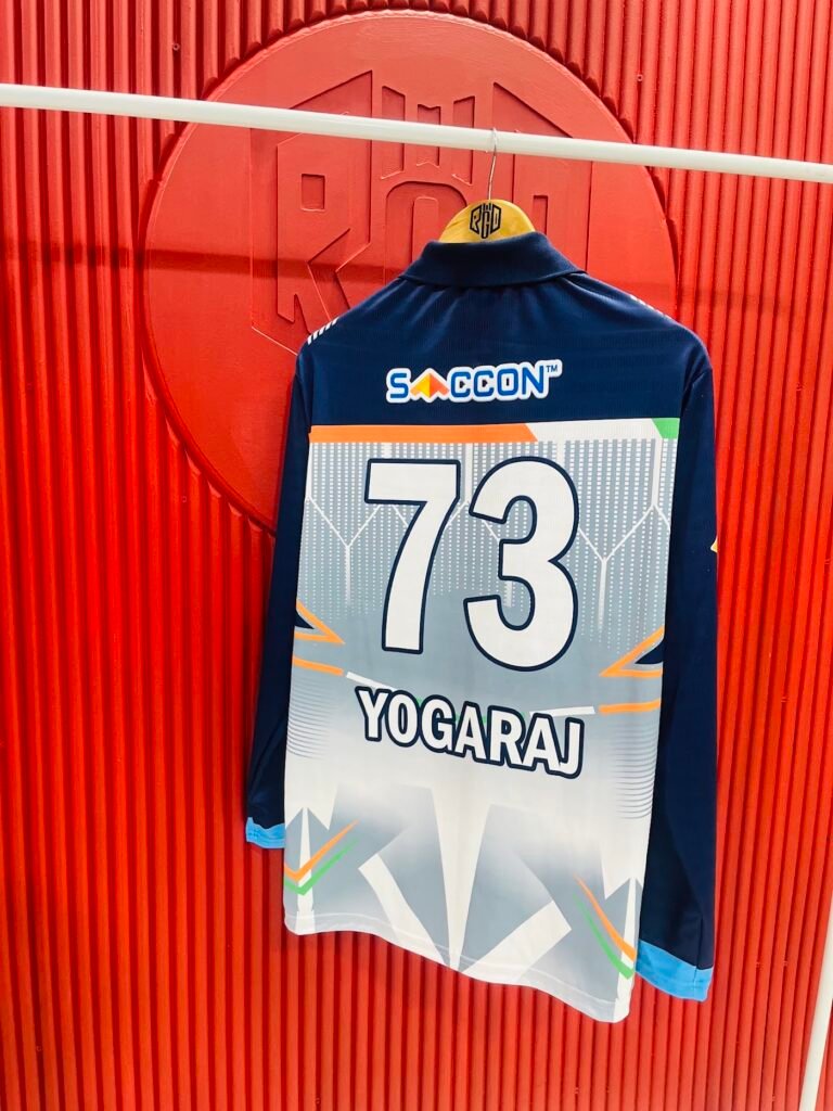 Full-sleeve jersey with name and number 73 – Rigid Sportswear
