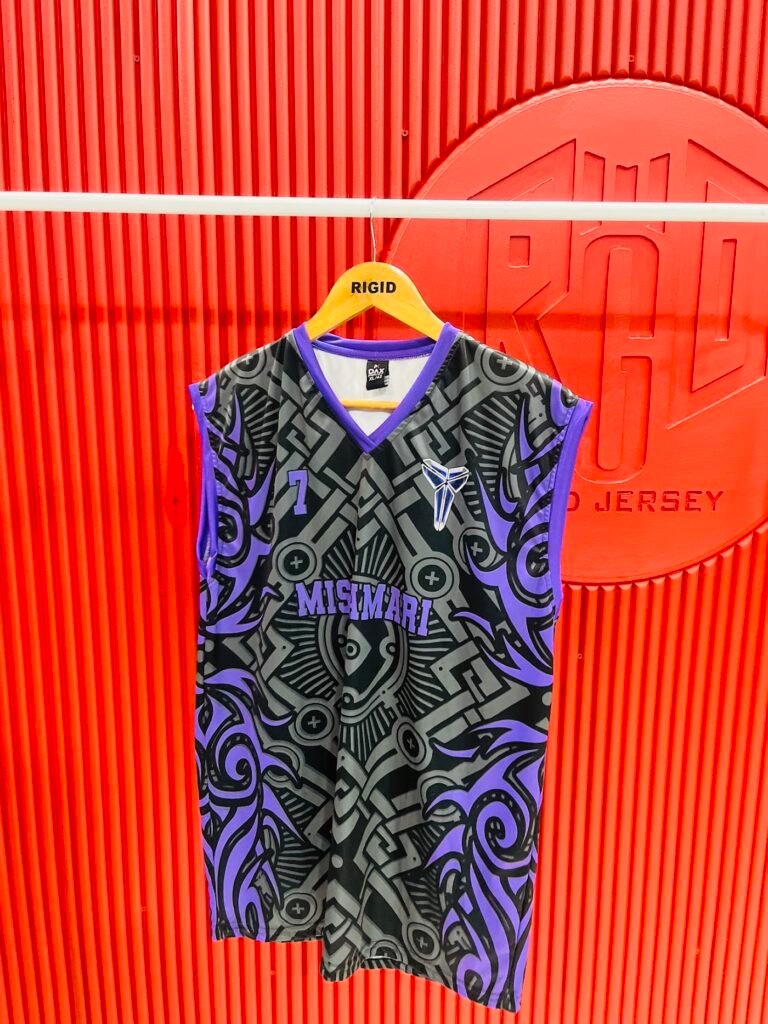 Purple pattern sublimation jersey – Rigid Sportswear