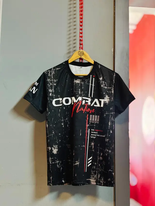 Finished Combat Nation custom jersey front, made by Rigid Sportswear