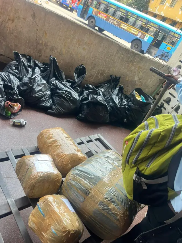 Rigid Sportswear jersey parcels at the transport office for dispatch